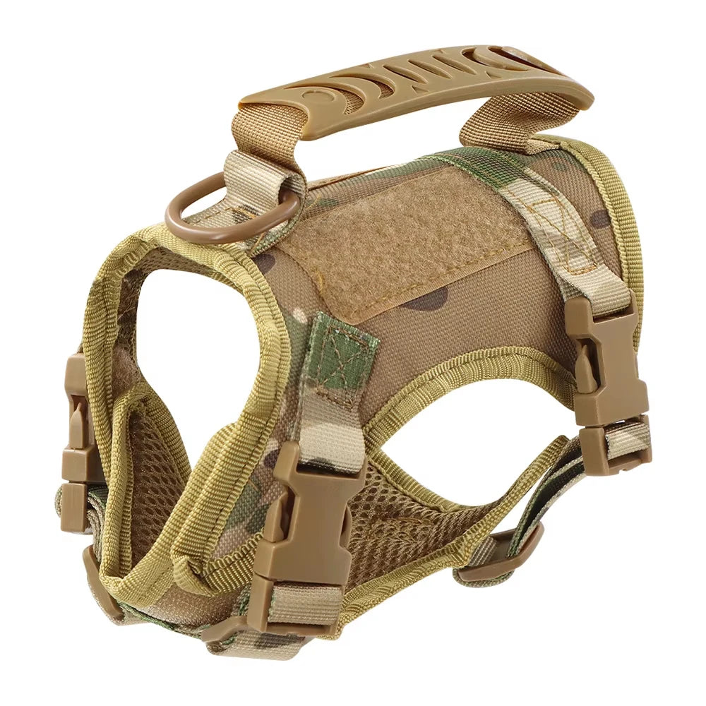 Tactical Cat Harness And Leashes For Small Dog Puppy Vest Straps with Handle Harnesses Training Adjustable Pet Accessories