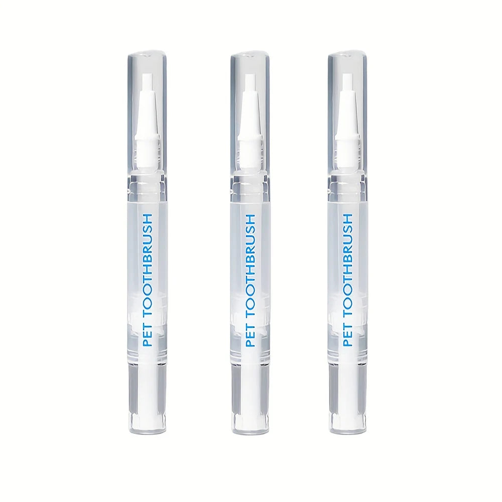 Pet Dental Cleaning Pen - No Brush Needed,Plant-Based Plaque & Tartar Remover,Gentle Teeth Cleaner for Dogs - Bad Breath Control