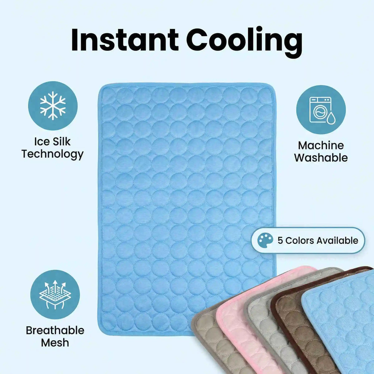 Dog Cooling Ice Bed Mat Pet Summer Bed Cat Cold Bed Extra for All Size Puppy Supplies Pet Accessories Cat Washable Sofa Blanket