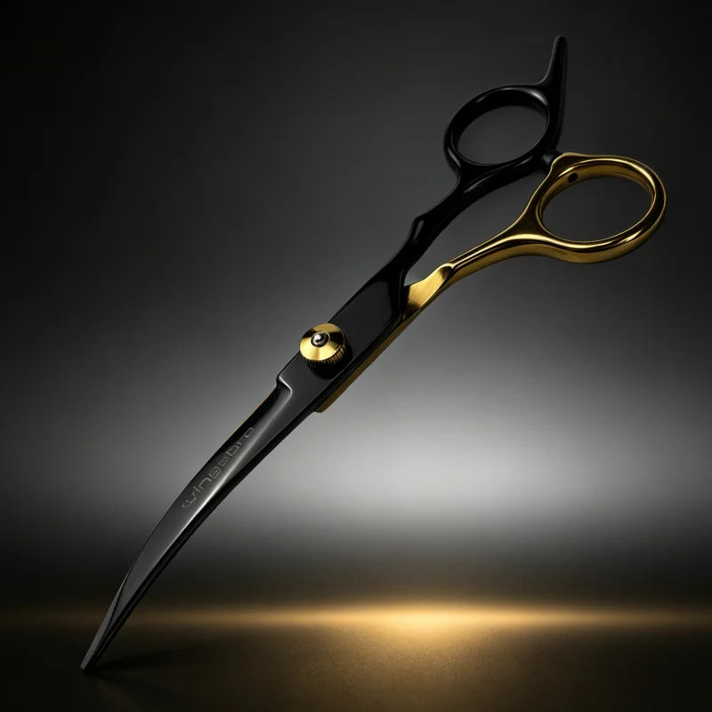 6.5 Inch Pet Grooming Scissors Kit Cat Hair Thinning Shear Pet Scissors Set Blackgold Dog Scissors