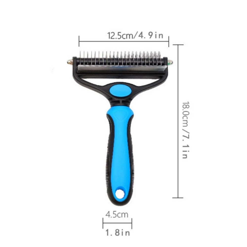 Pet Grooming Brush,Dog Brush for Shedding,3 in 1 Undercoat Rake Deshedding Tool for Dogs and Cats,Pet Dematting Comb,Pet Deshedd