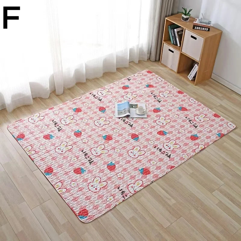 Rabbit Floor Mat Sofa Cushion Training Pad Cage Mat Sleeping Blanket Fence Pad Washable Diaper Bedding Pee Pad Pet Supplies