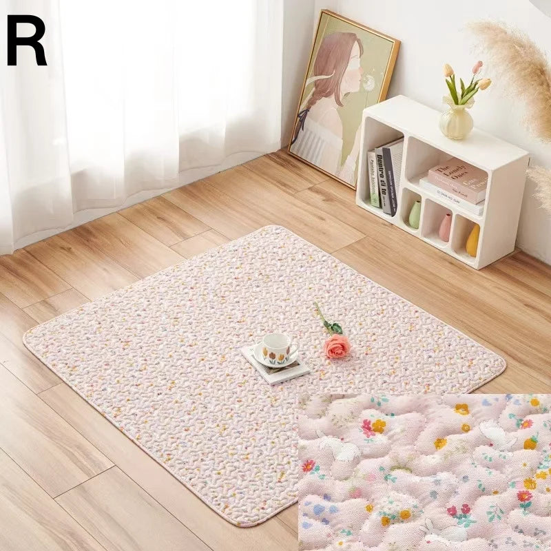 Rabbit Floor Mat Sofa Cushion Training Pad Cage Mat Sleeping Blanket Fence Pad Washable Diaper Bedding Pee Pad Pet Supplies
