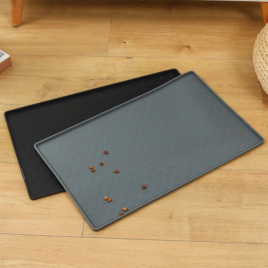 Silicone Material Dog Drinking Water and Eating Mat Cat Mat Pet Mat Waterproof Wear-Resistant Durable Easy to Clean Pet Supplies