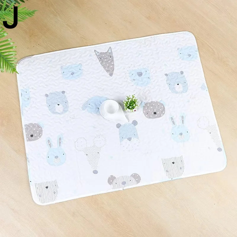 Rabbit Floor Mat Sofa Cushion Training Pad Cage Mat Sleeping Blanket Fence Pad Washable Diaper Bedding Pee Pad Pet Supplies