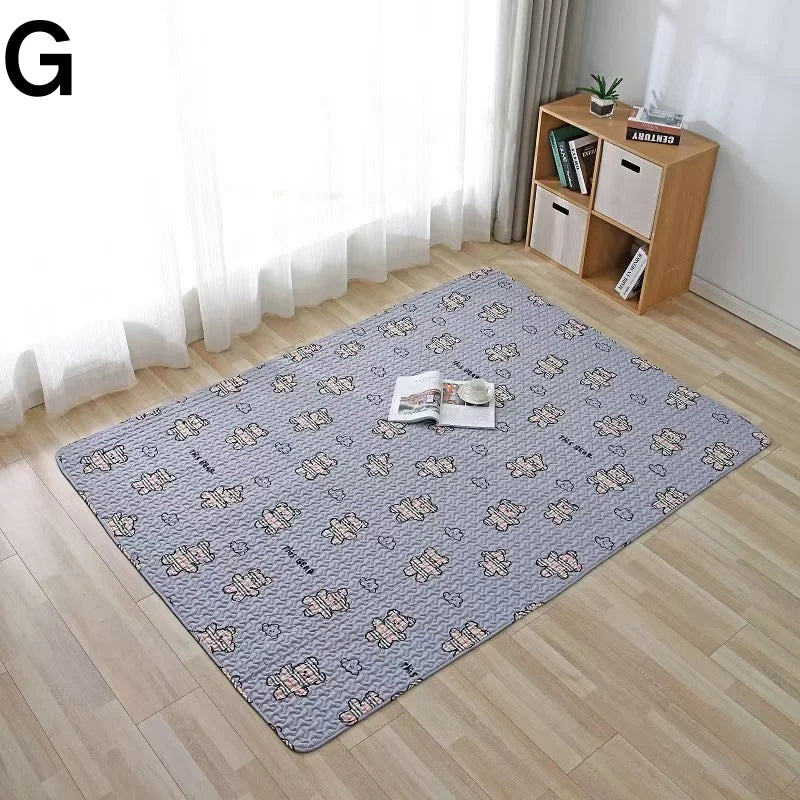Rabbit Floor Mat Sofa Cushion Training Pad Cage Mat Sleeping Blanket Fence Pad Washable Diaper Bedding Pee Pad Pet Supplies