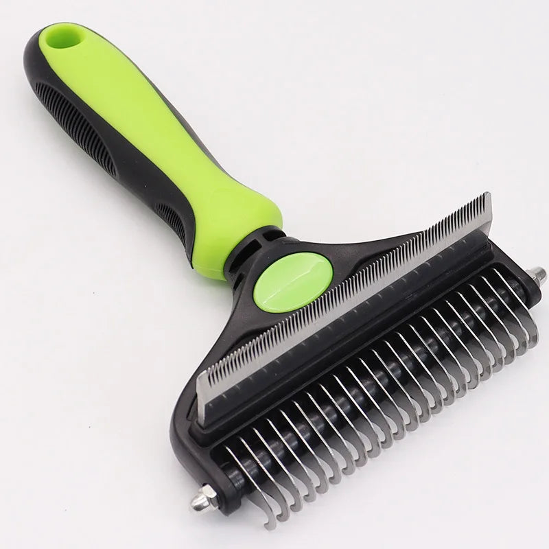 Pet Grooming Brush,Dog Brush for Shedding,3 in 1 Undercoat Rake Deshedding Tool for Dogs and Cats,Pet Dematting Comb,Pet Deshedd