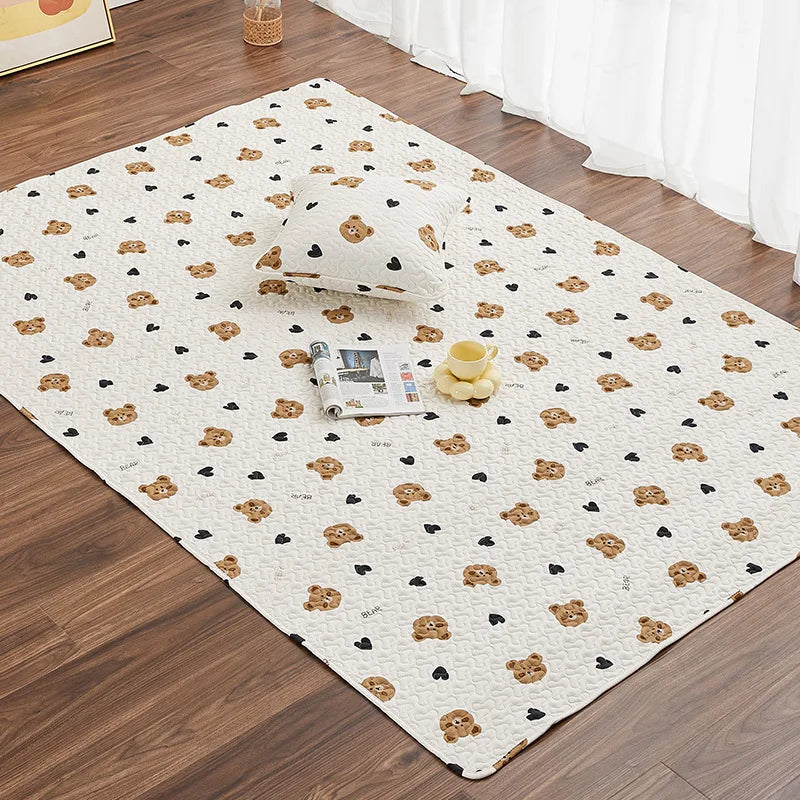 Rabbit Floor Mat Sofa Cushion Training Pad Cage Mat Sleeping Blanket Fence Pad Washable Diaper Bedding Pee Pad Pet Supplies