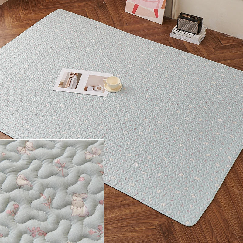 Rabbit Floor Mat Sofa Cushion Training Pad Cage Mat Sleeping Blanket Fence Pad Washable Diaper Bedding Pee Pad Pet Supplies