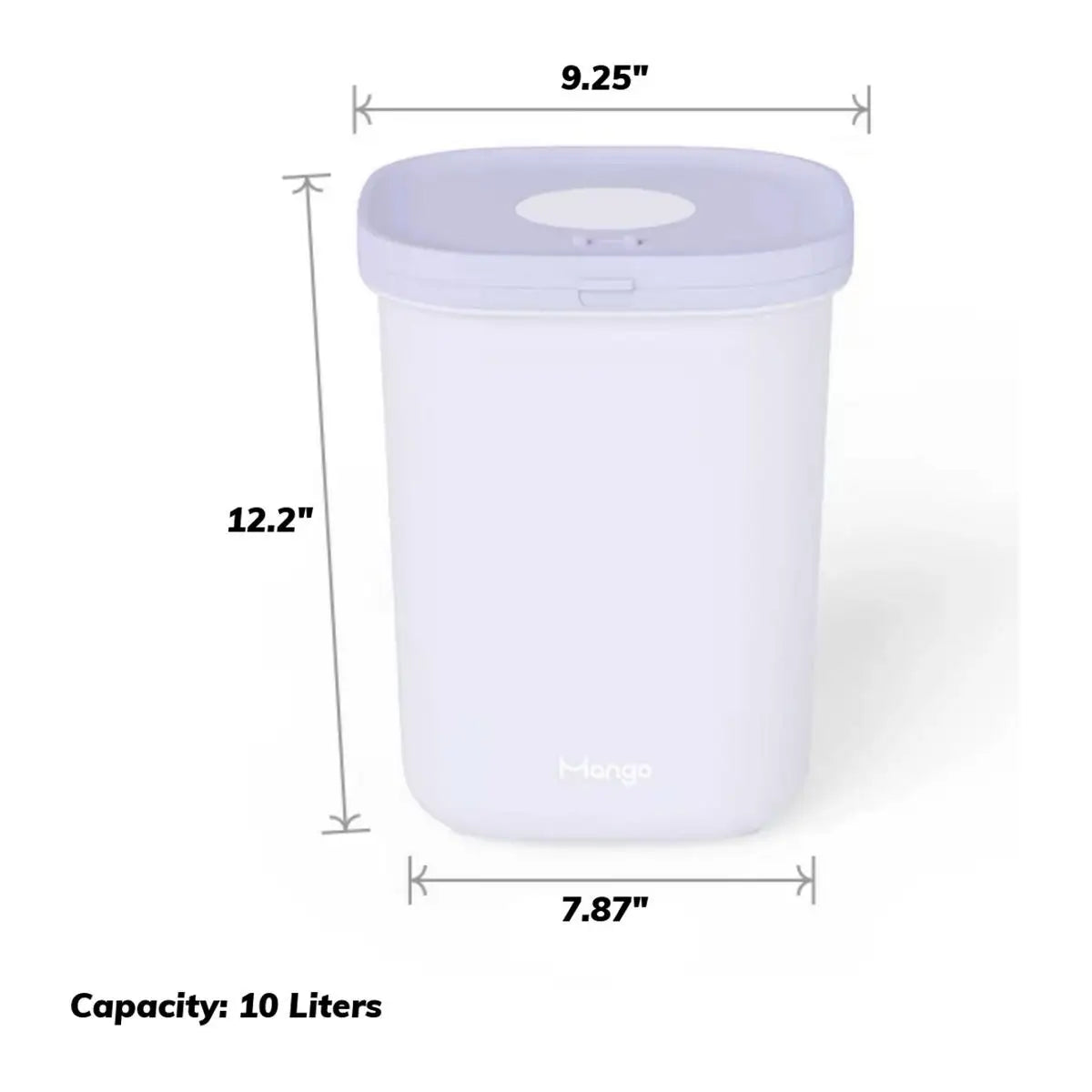 Airtight Pet Food Container Large Capacity Dog Cat Dry Food Storage Box Moisture-Proof Sealed Dispenser with Measuring Cup Pour Spout Portable Clear Plastic Bin for Puppy Kitten Pet Supplies