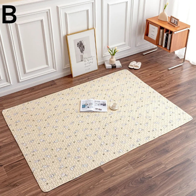 Rabbit Floor Mat Sofa Cushion Training Pad Cage Mat Sleeping Blanket Fence Pad Washable Diaper Bedding Pee Pad Pet Supplies